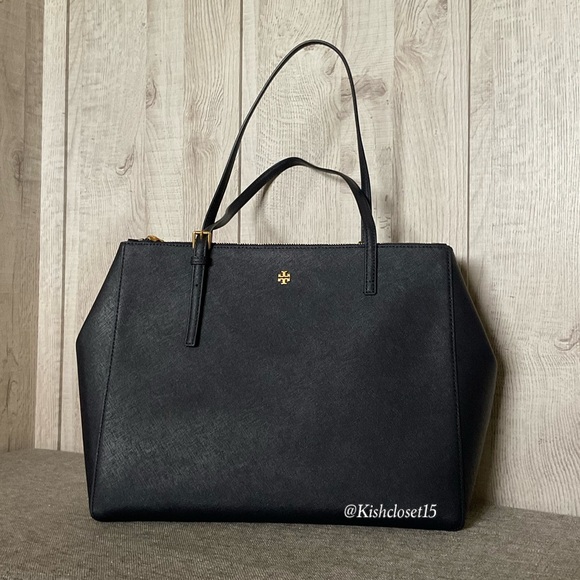 FINAL PRICE ‼️ NWT Tory Burch Emerson Large Double Zip Tote Navy
